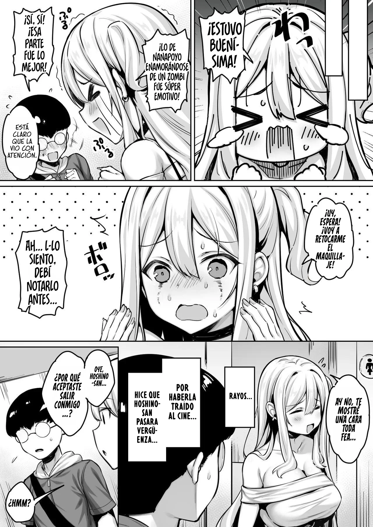 InCha no Boku ga Pure na YouGal to Koibito ni natte Icha Love Hatsu Ecchi suru Hanashi｜Cómo un Nerd como Yo Se Hizo Novio de una Gal Pura y Tuvimos Nuestra Primera Vez Llena de Ternura y Afecto page 7 full