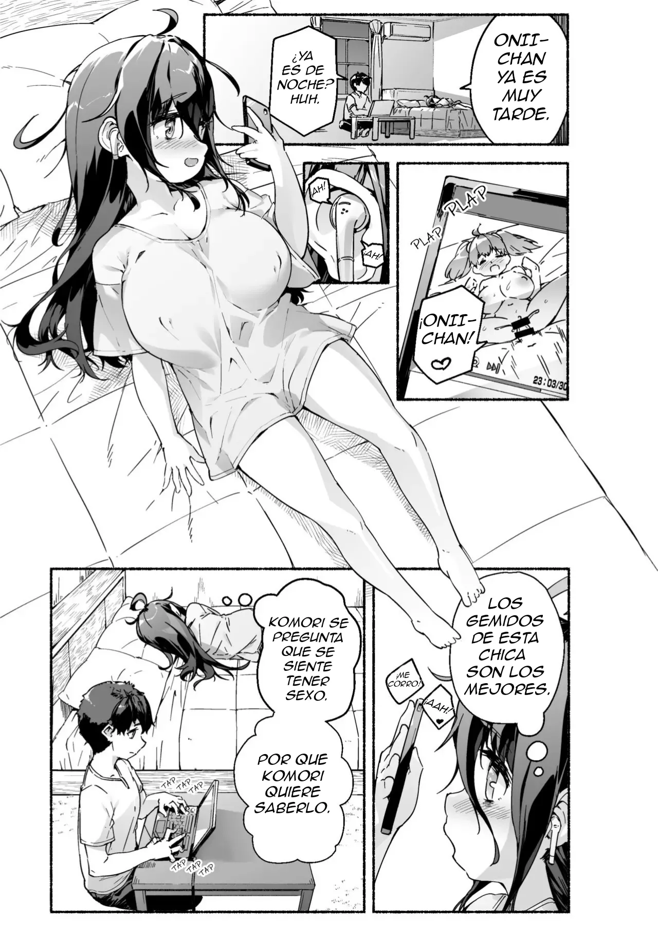 Munemori Komori no Kyoudai Seikatsu｜Munemori Komori y la Convivencia Sexual con Su Hermano -Quiero Tener Sexo con Onii-chan-｜ page 2 full