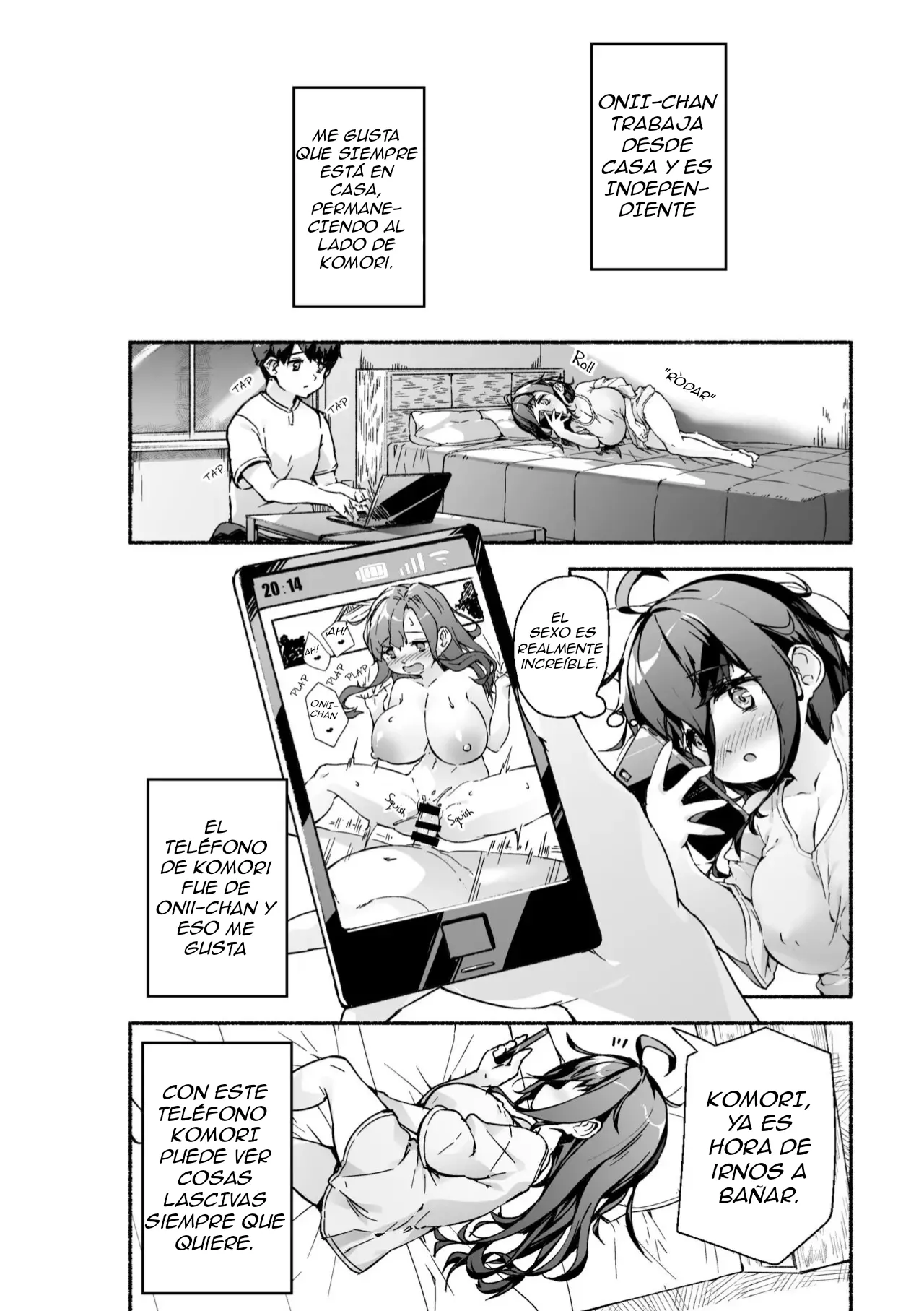 Munemori Komori no Kyoudai Seikatsu｜Munemori Komori y la Convivencia Sexual con Su Hermano -Quiero Tener Sexo con Onii-chan-｜ page 6 full