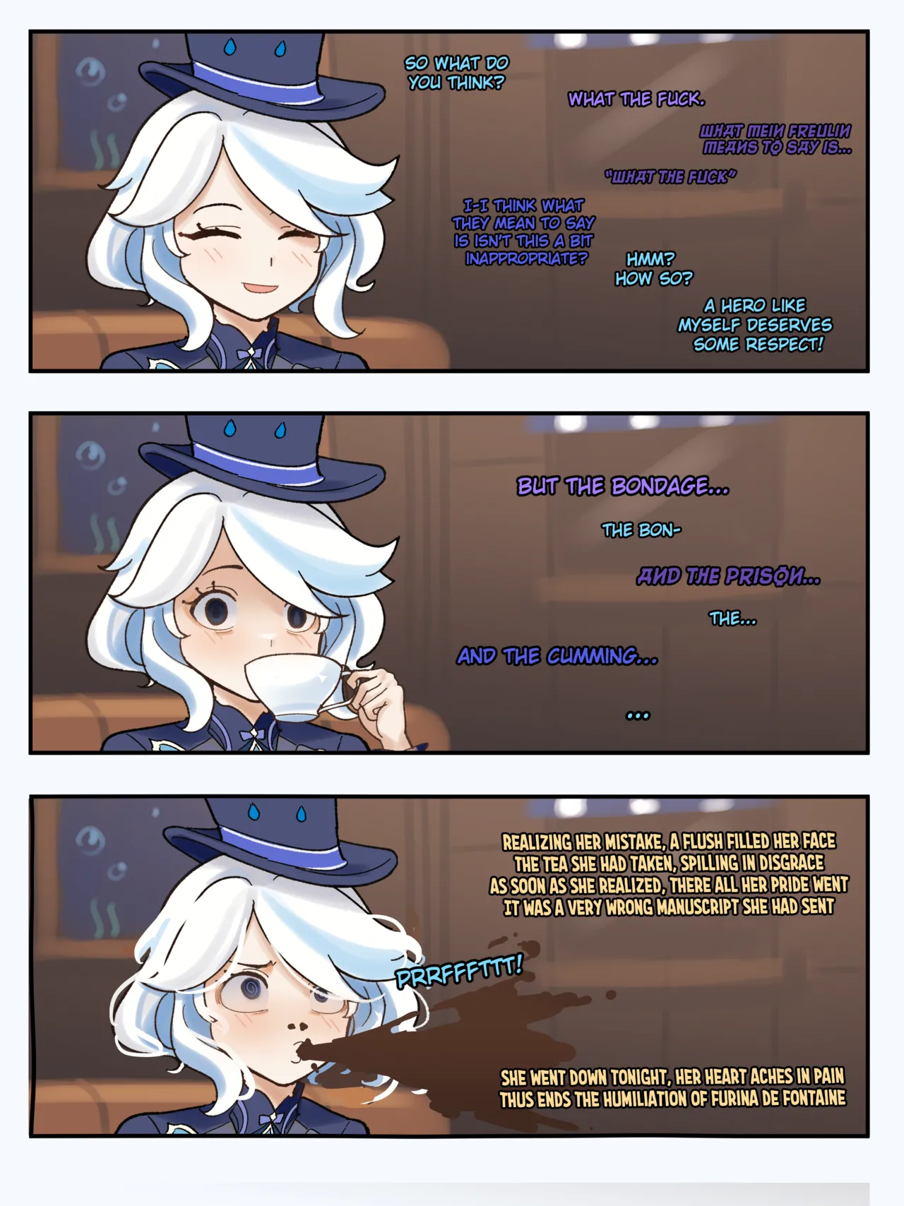 Genshin Cursed Loot #10: Furina page 8 full