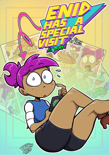 Enid has a Special Visit cover