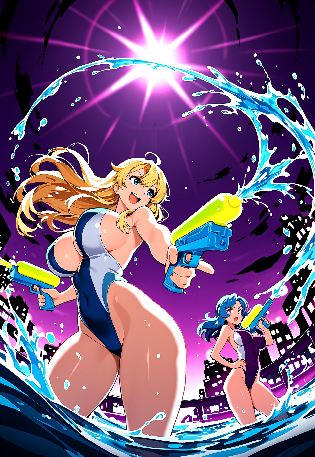 WATER GUN POV – DRENCHED CURVY GIRLS page 6 full
