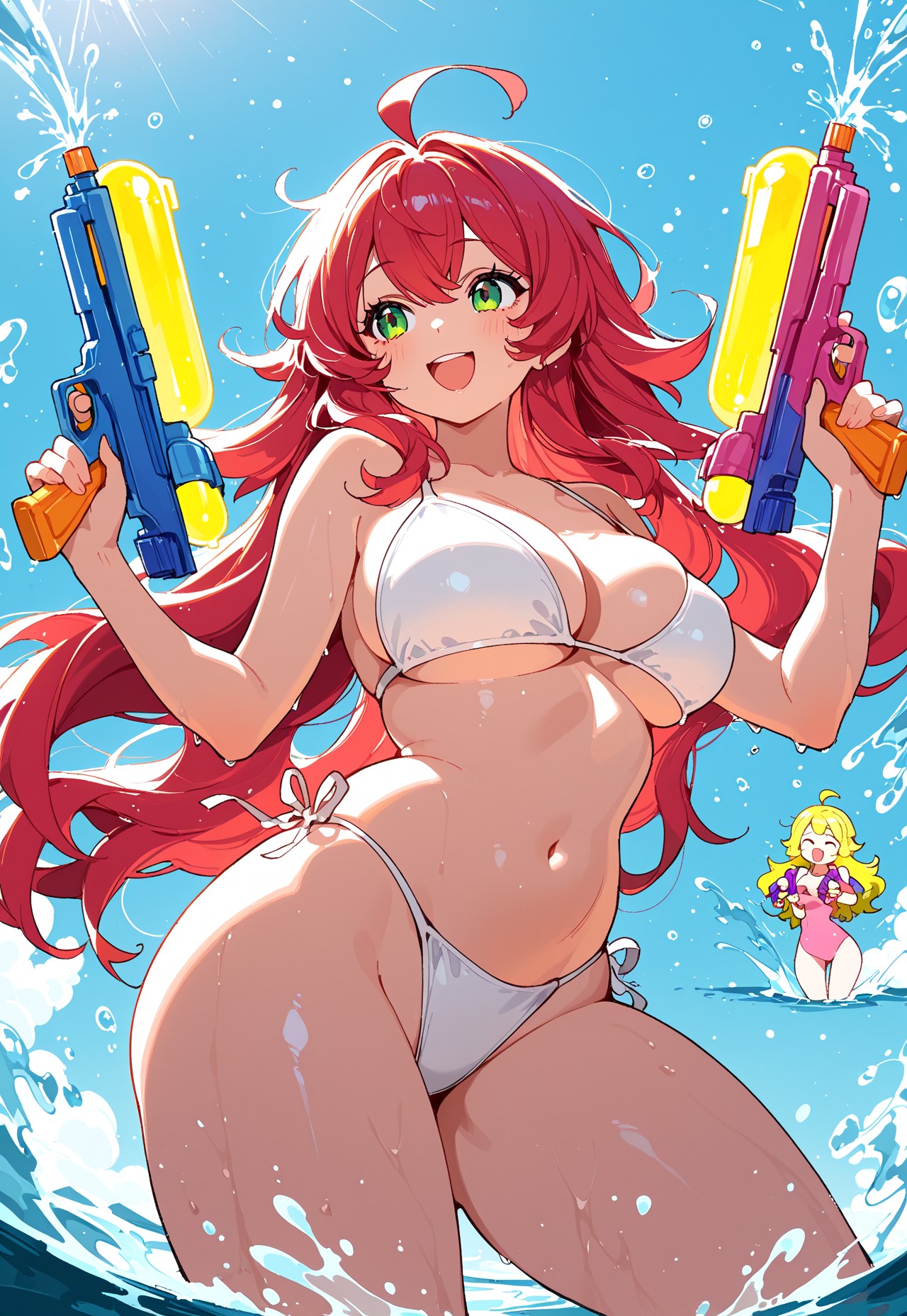WATER GUN POV – DRENCHED CURVY GIRLS page 7 full