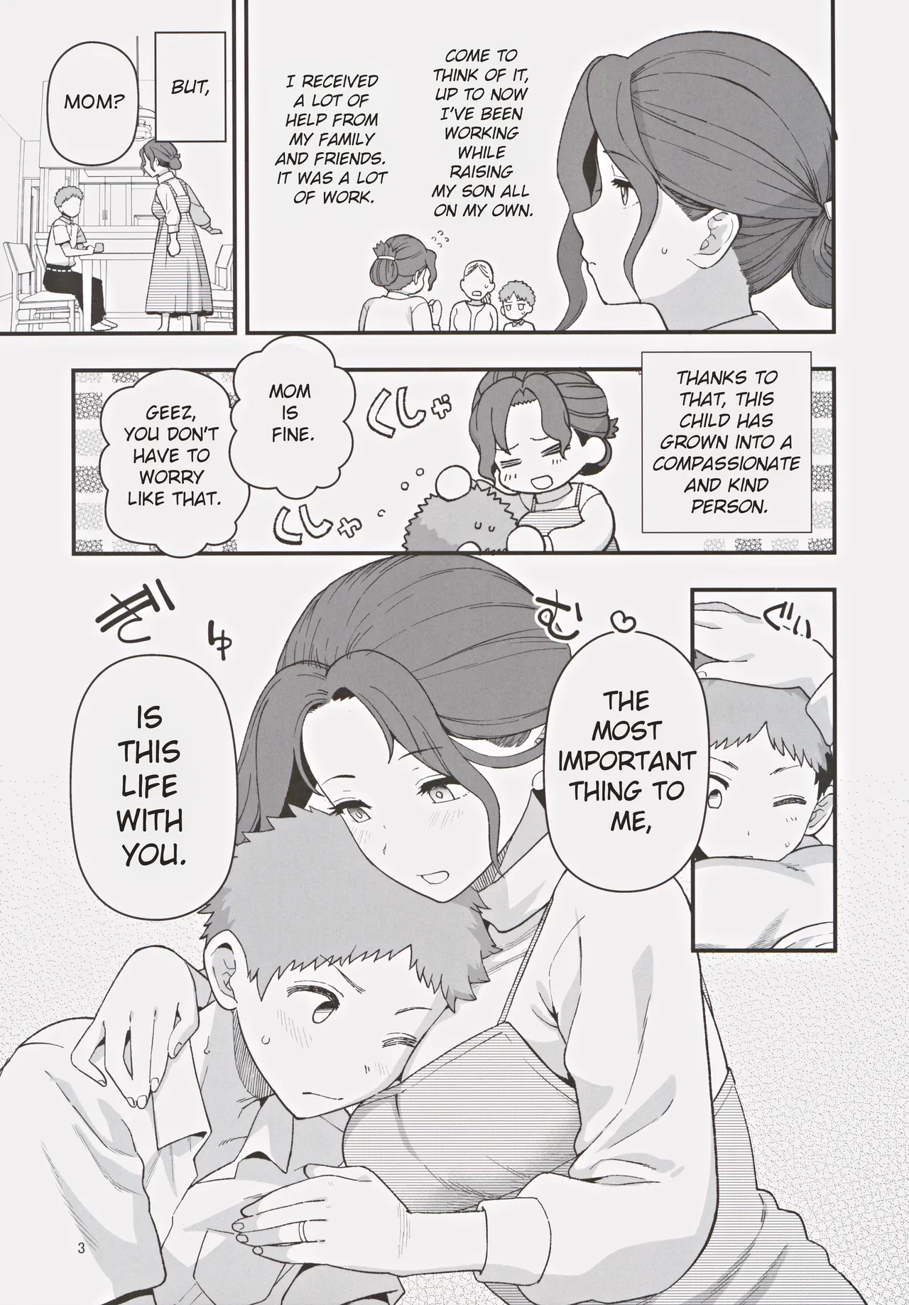 A Mother And A Stranger Male Chosen As Partners To Counter The Declining Birthrate | Shoushika Taisaku Partnership ni Erabarete Shimatta Haha to Osu page 4 full