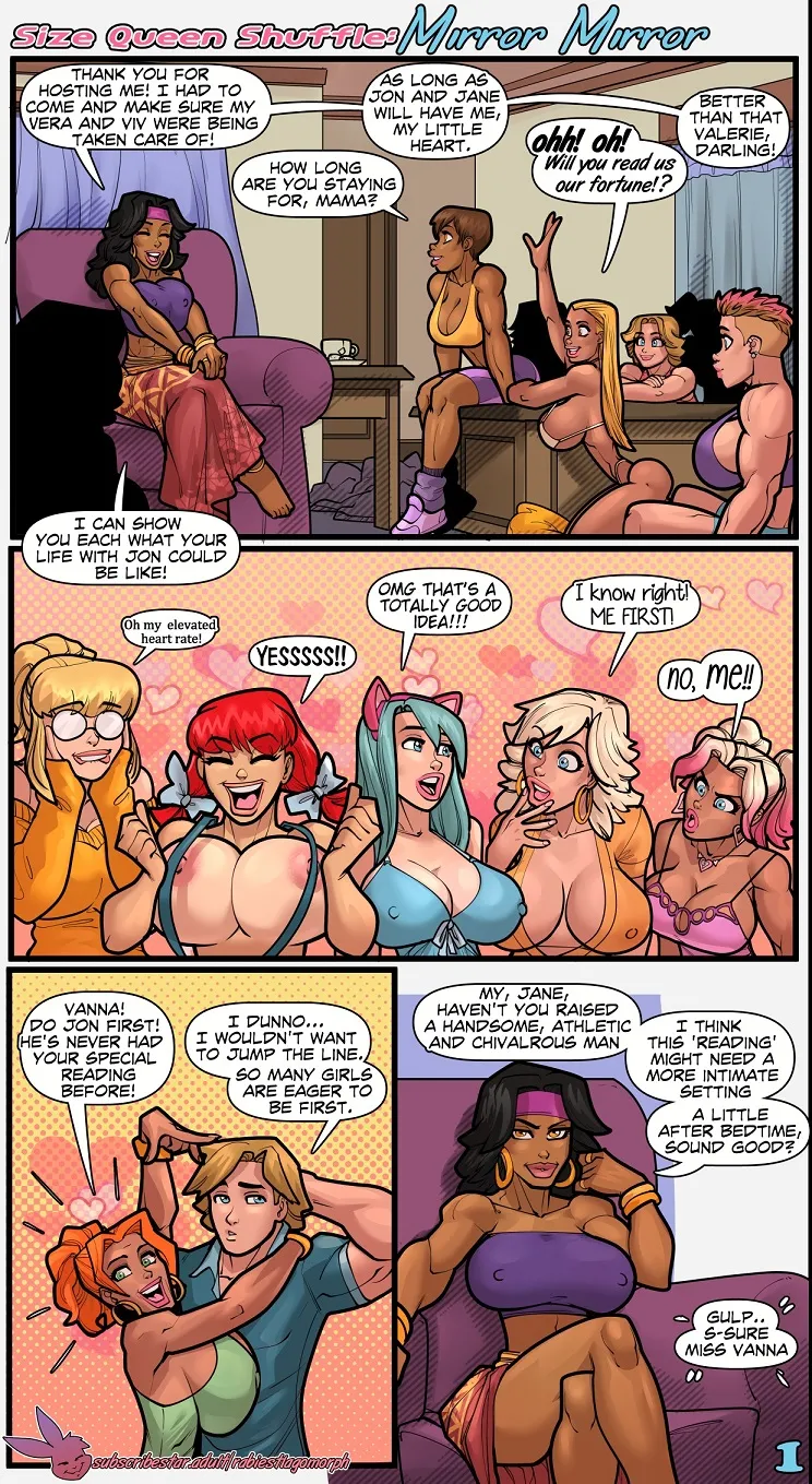 Mirror Mirror Comic Herron House page 1 full