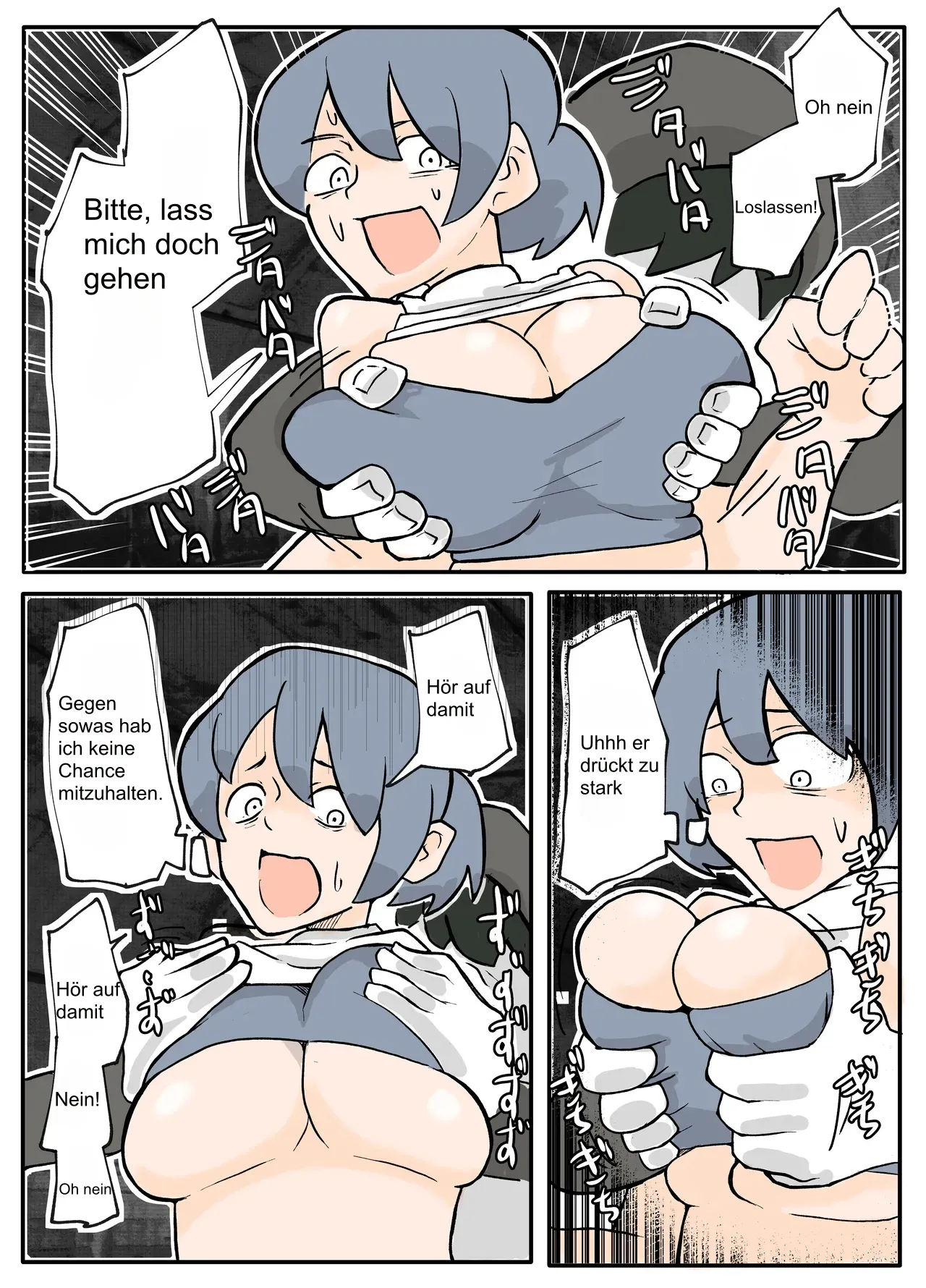 Running-chuu no Tanktop Nee-san ga Rape Sareru Ohanashi German page 6 full