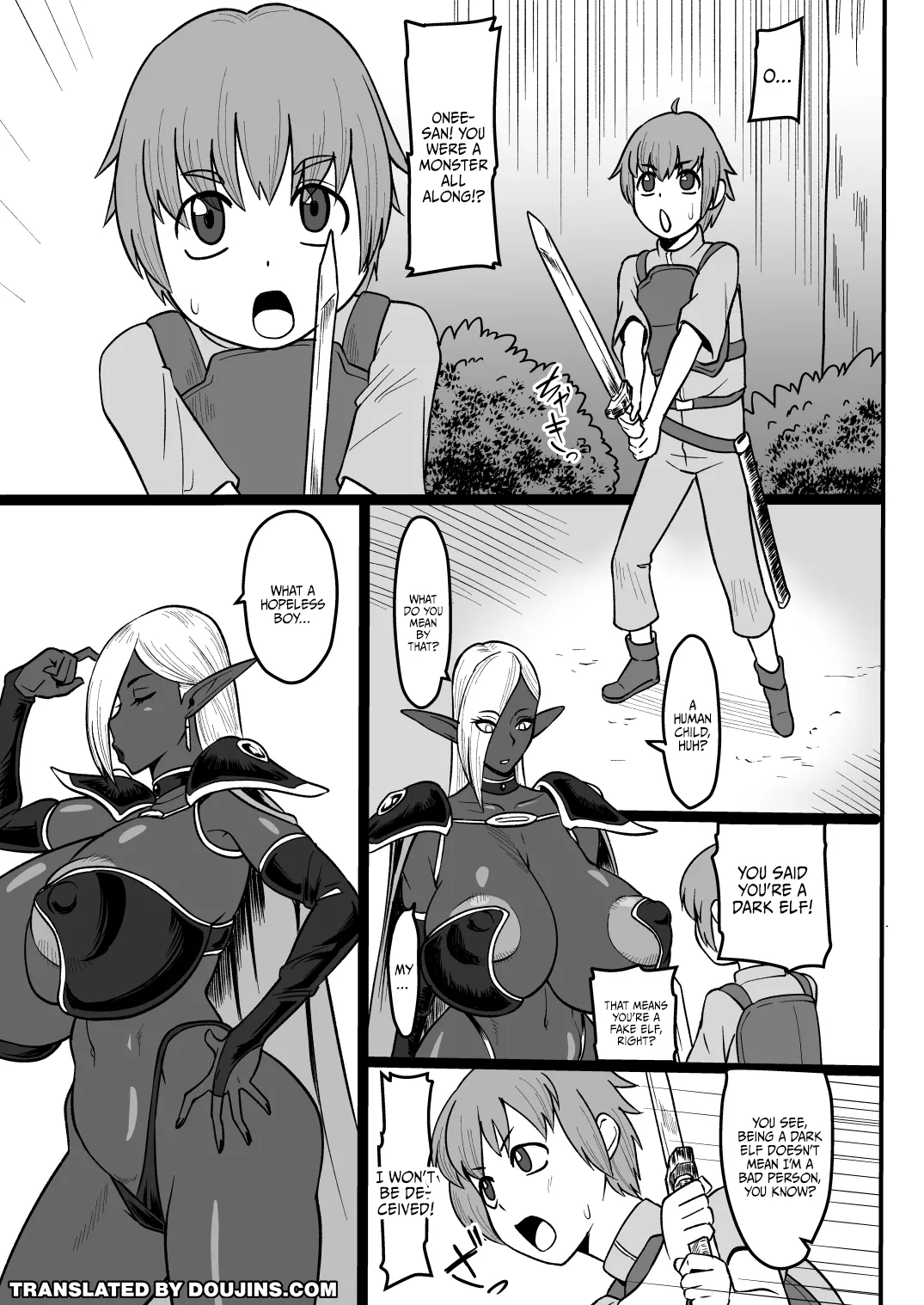 Dark Elf no Onee-san to Ecchi na Bouken | Lewd Adventure With a Dark Elf page 2 full