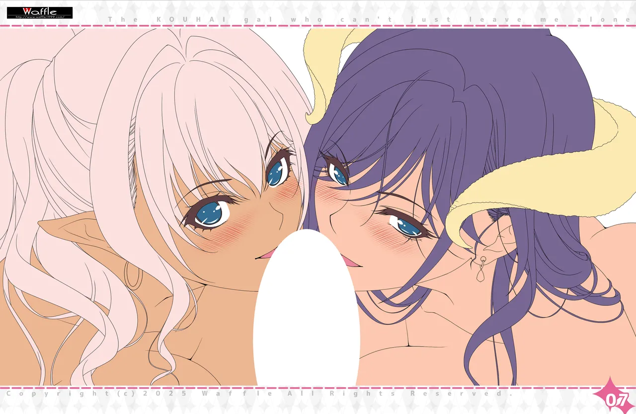 二人のギャル＆後輩ギャル・デジタル原画集 page 7 full