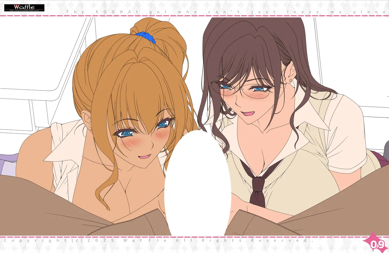 二人のギャル＆後輩ギャル・デジタル原画集 page 9 full