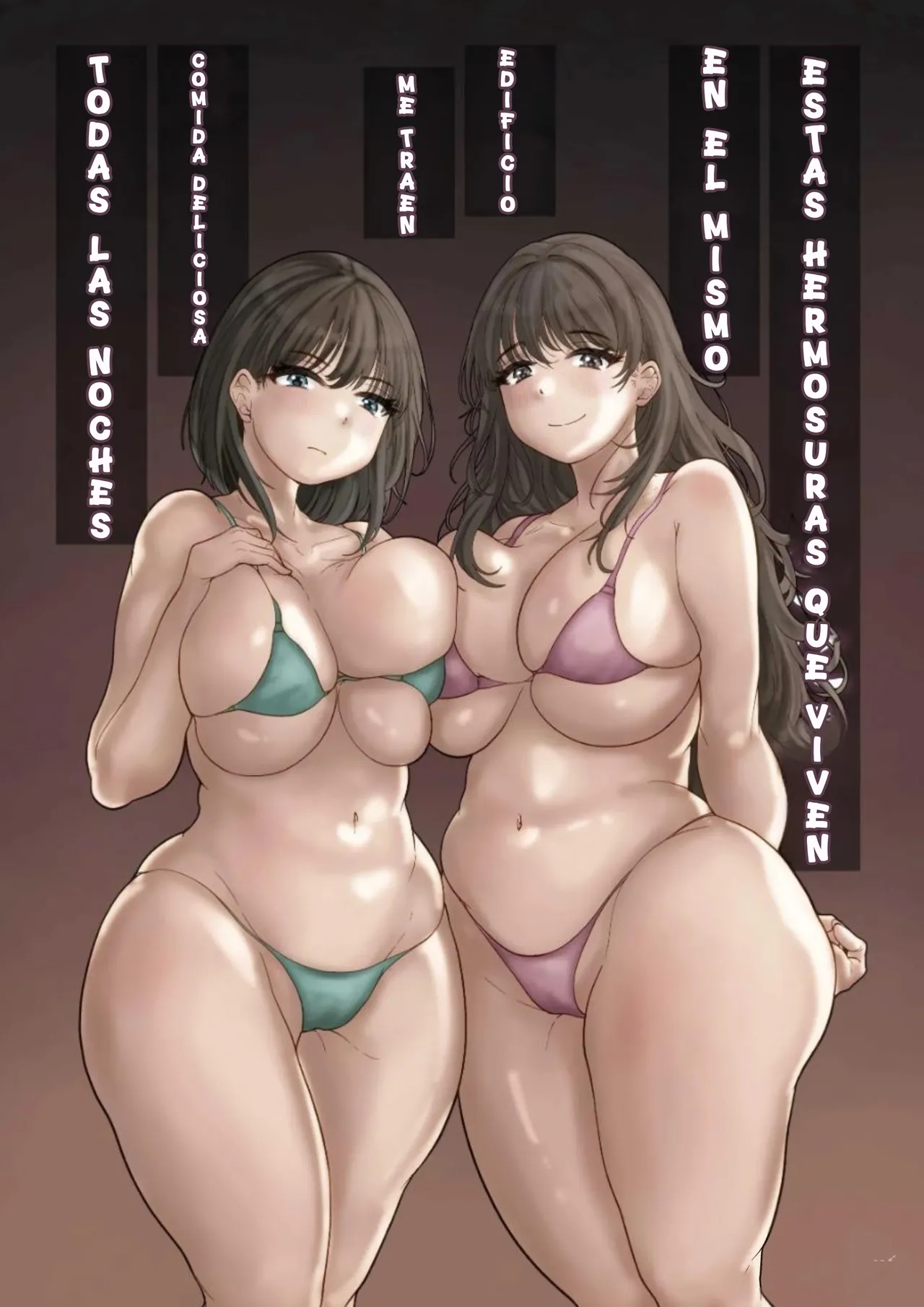 Onaji Mansion ni Sumu Onna-tachi ga Maiban Ore ni Okazu o Todoke ni Kuru Ken | Estas HERMOSURAS Que VIVEN En El Mismo Edificio Me Traen Comida Deliciosa Todas Las NOCHES page 1 full