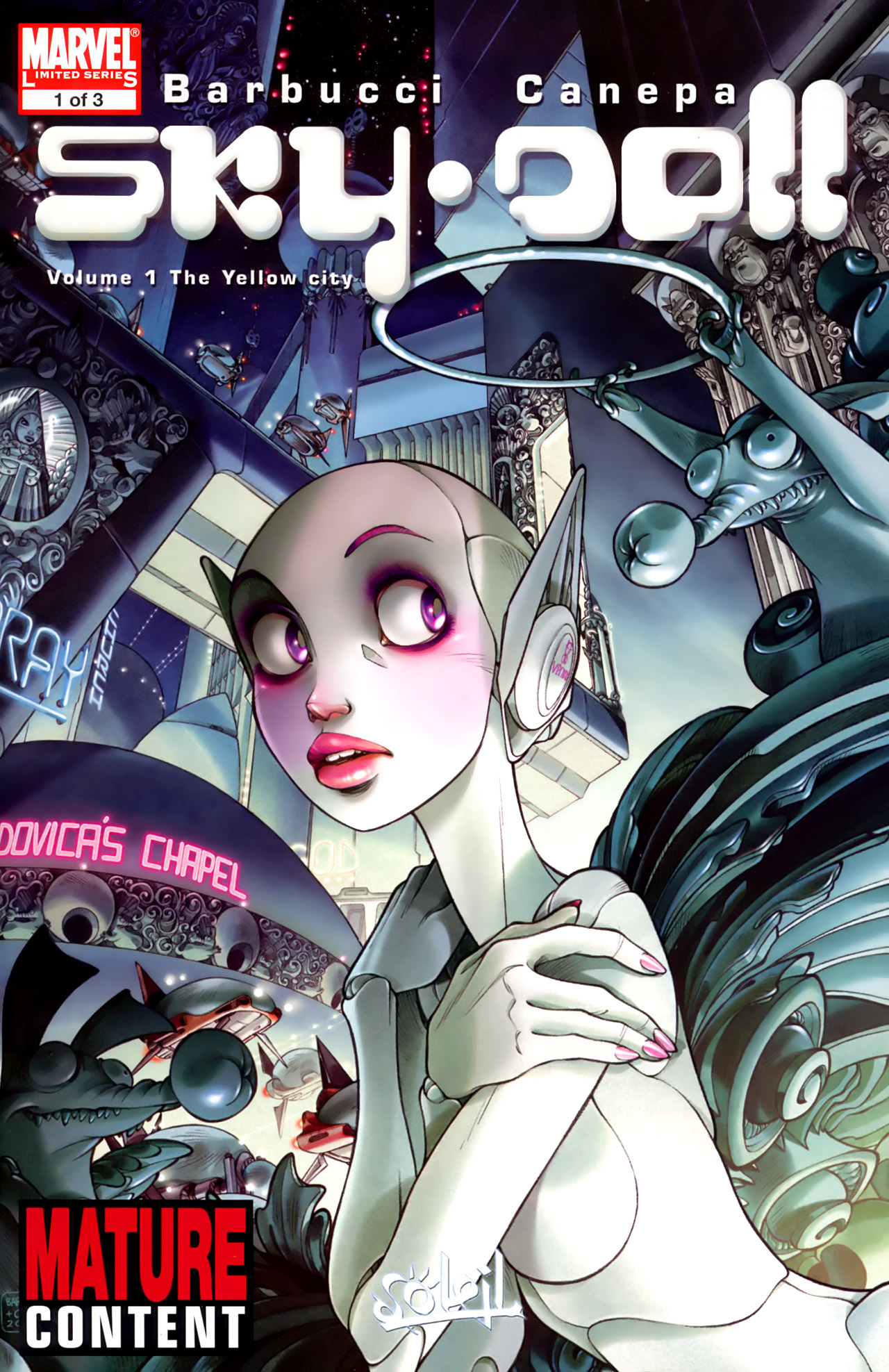 Sky Doll #1: The Yellow City page 1 full
