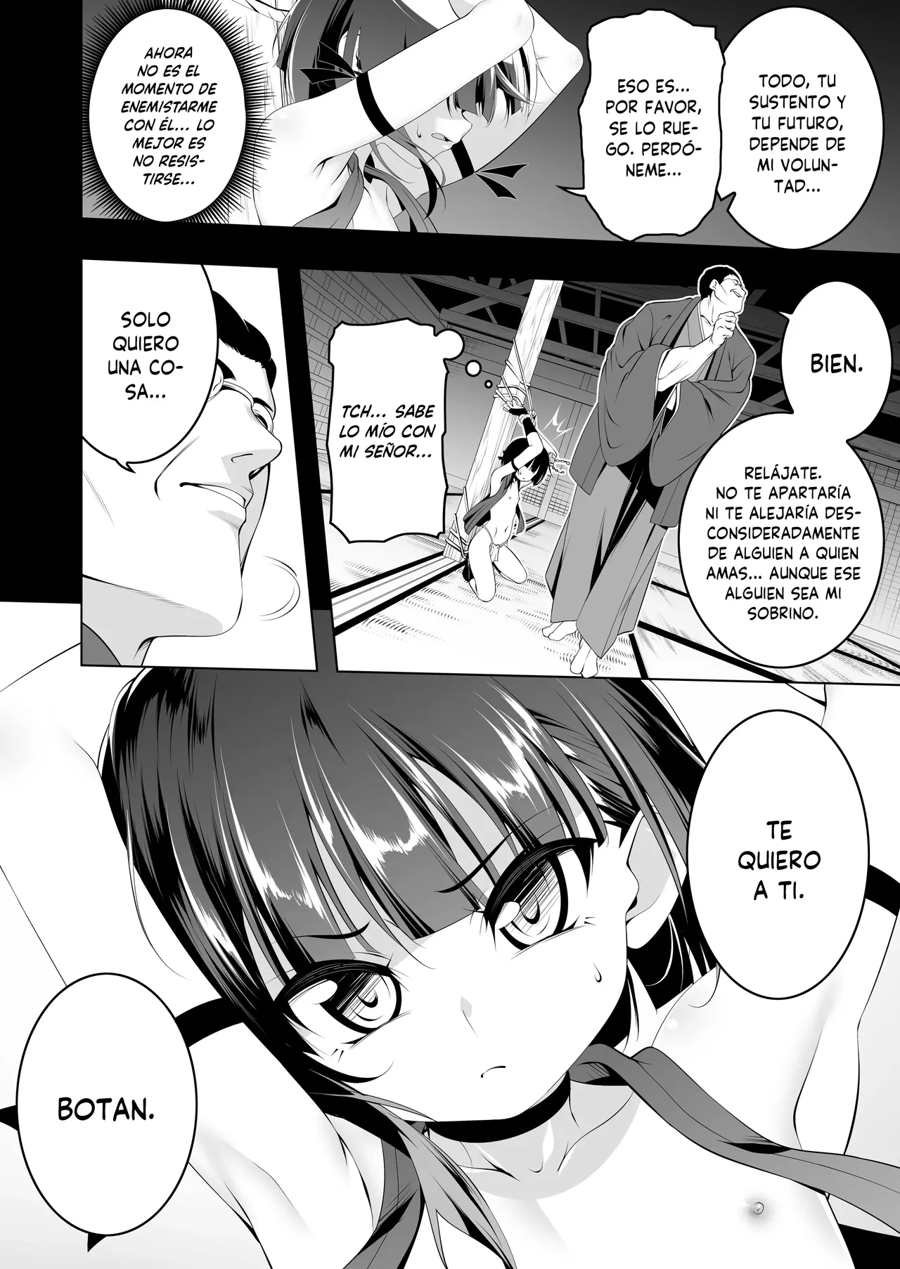 Koushoku no Chuugi Kunoichi Botan Ni | Botan, La Kunoichi Lujuriosamente Leal 2 page 9 full