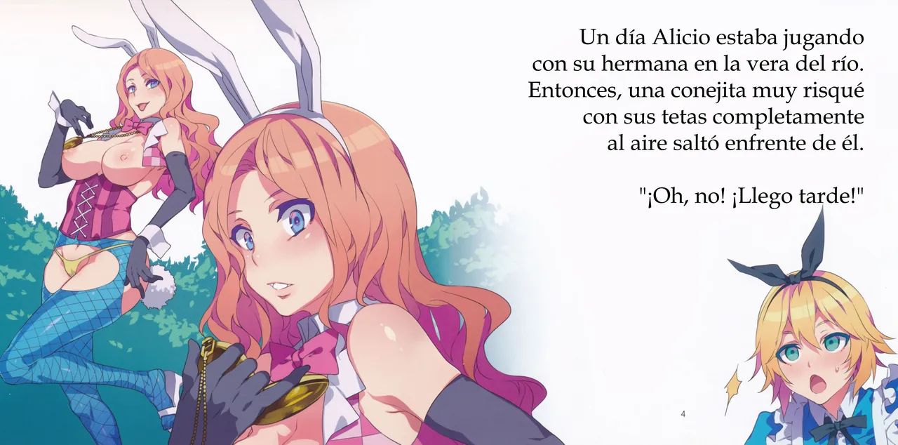 Yoiko no Sukebe Douwa Series 2 Fushidara na Kuni no Alice | Cuentos Infantiles para Niños Bien Puercos 2 ~Alicio en el País de las Macizorrillas~ page 3 full