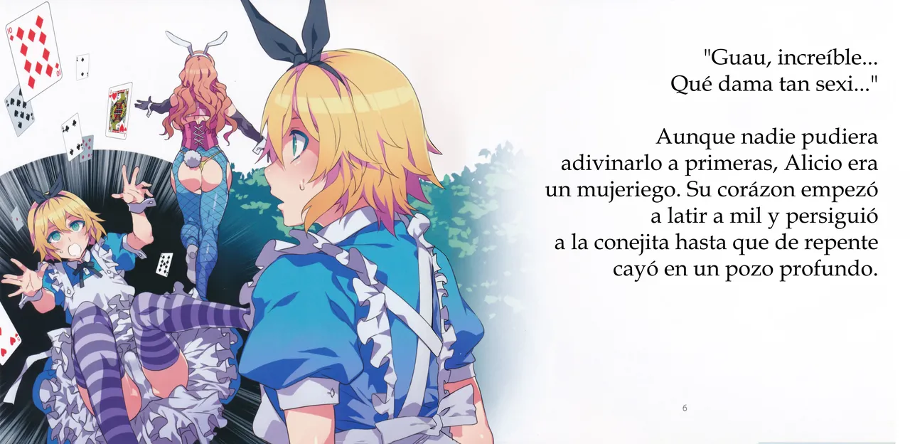 Yoiko no Sukebe Douwa Series 2 Fushidara na Kuni no Alice | Cuentos Infantiles para Niños Bien Puercos 2 ~Alicio en el País de las Macizorrillas~ page 4 full