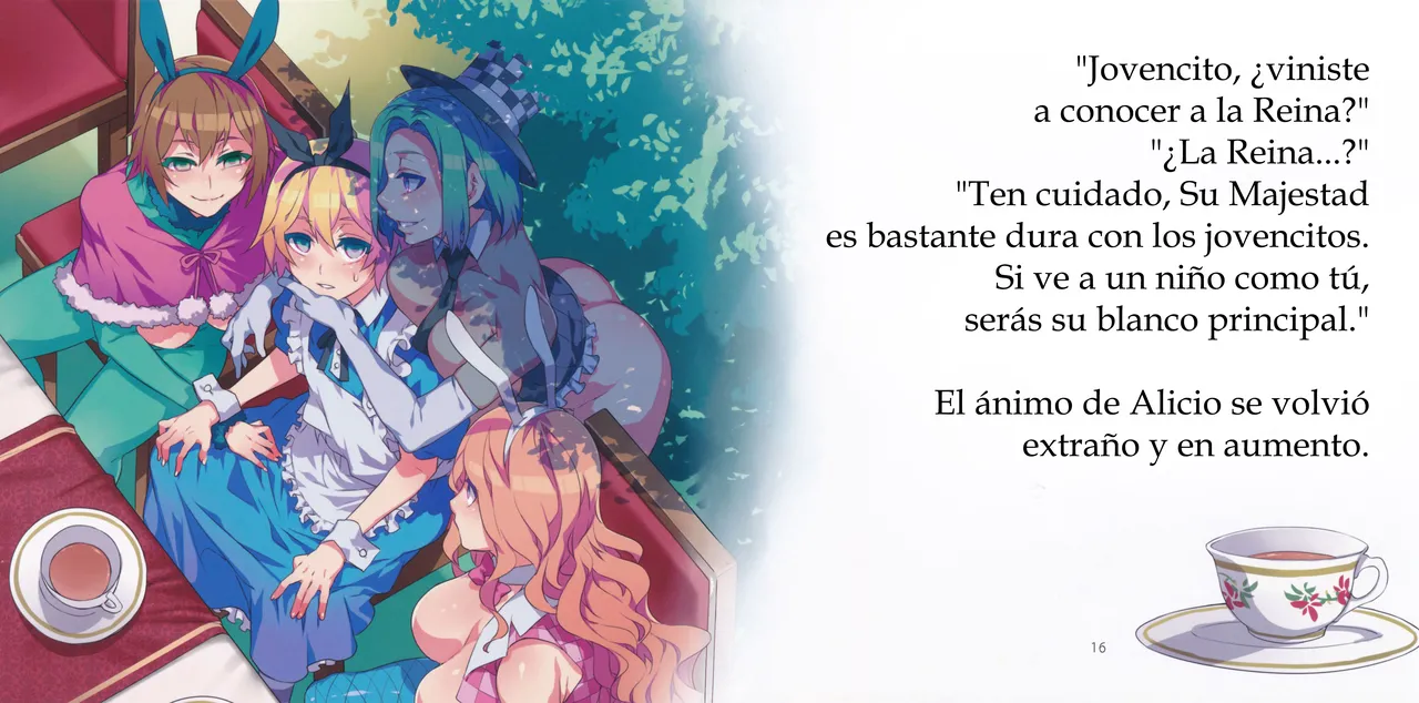 Yoiko no Sukebe Douwa Series 2 Fushidara na Kuni no Alice | Cuentos Infantiles para Niños Bien Puercos 2 ~Alicio en el País de las Macizorrillas~ page 9 full