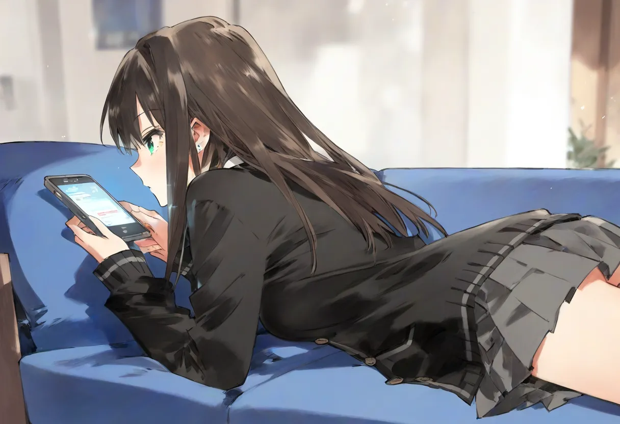 【cl-_-lo】【AI Generated】しぶりんとこっそり付き合う話 page 10 full