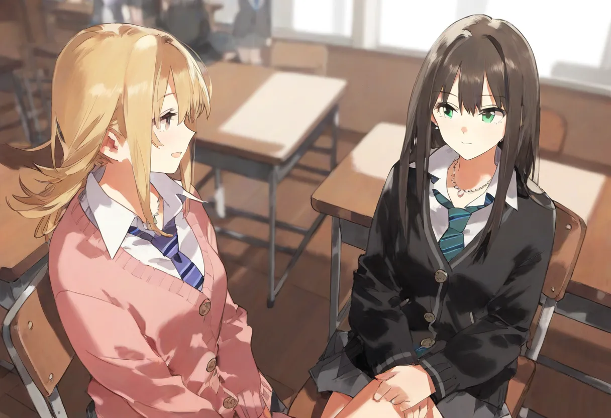 【cl-_-lo】【AI Generated】しぶりんとこっそり付き合う話 page 2 full