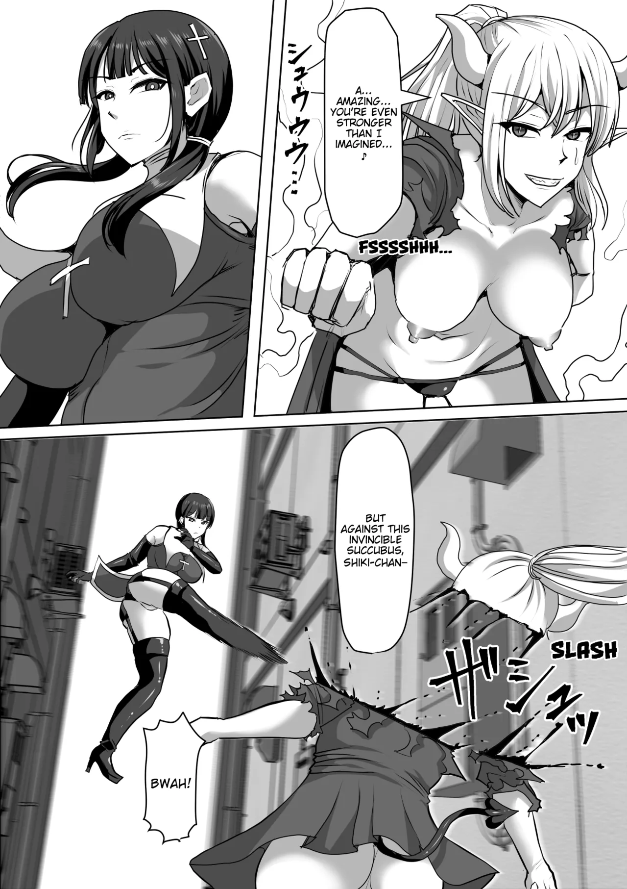 Futanari Ejaculation Management! 4 ~The Exorcist Apostle Who Will Ejaculate in 100 Days, Reiko~ page 10 full