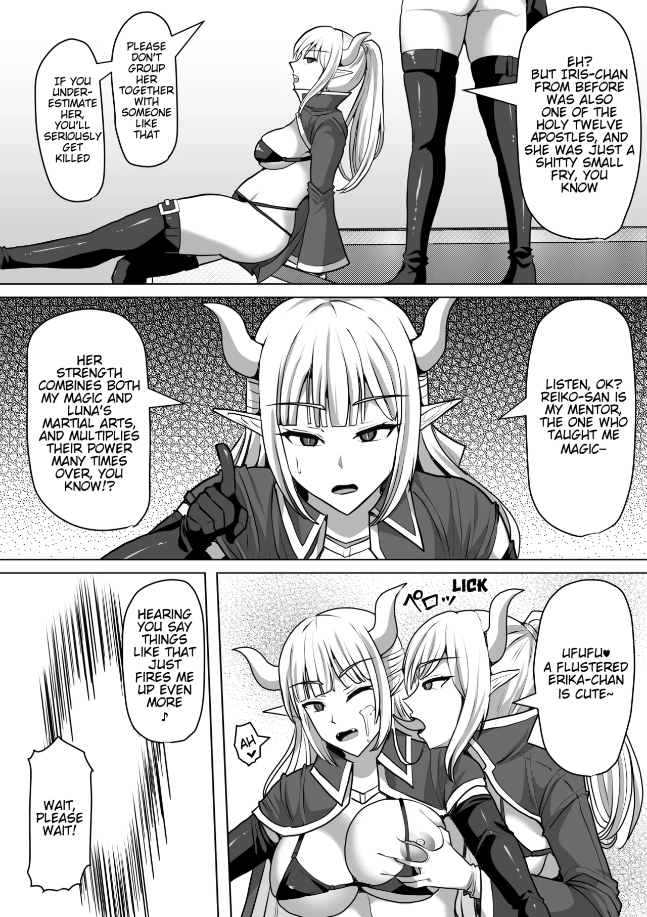 Futanari Ejaculation Management! 4 ~The Exorcist Apostle Who Will Ejaculate in 100 Days, Reiko~ page 3 full