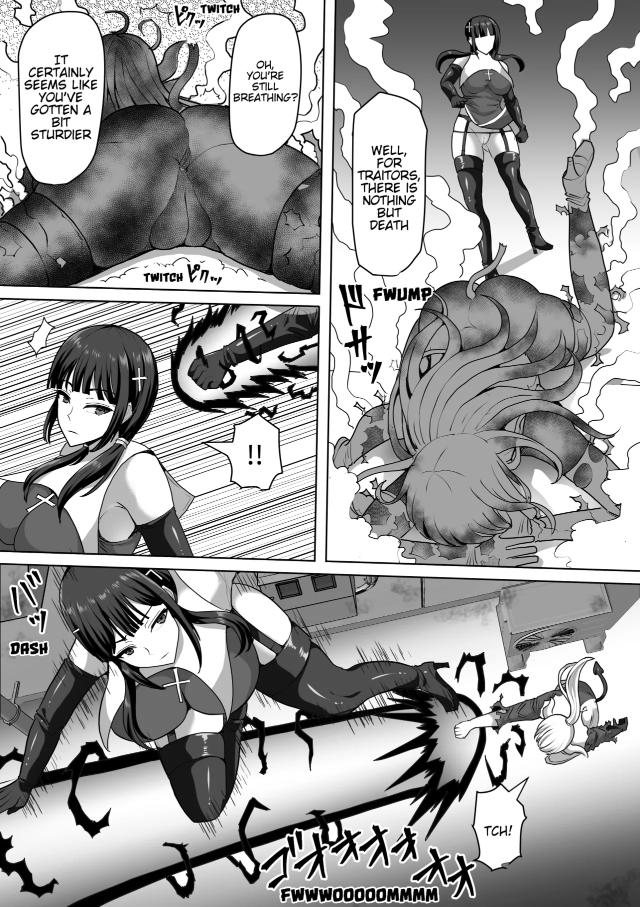 Futanari Ejaculation Management! 4 ~The Exorcist Apostle Who Will Ejaculate in 100 Days, Reiko~ page 9 full