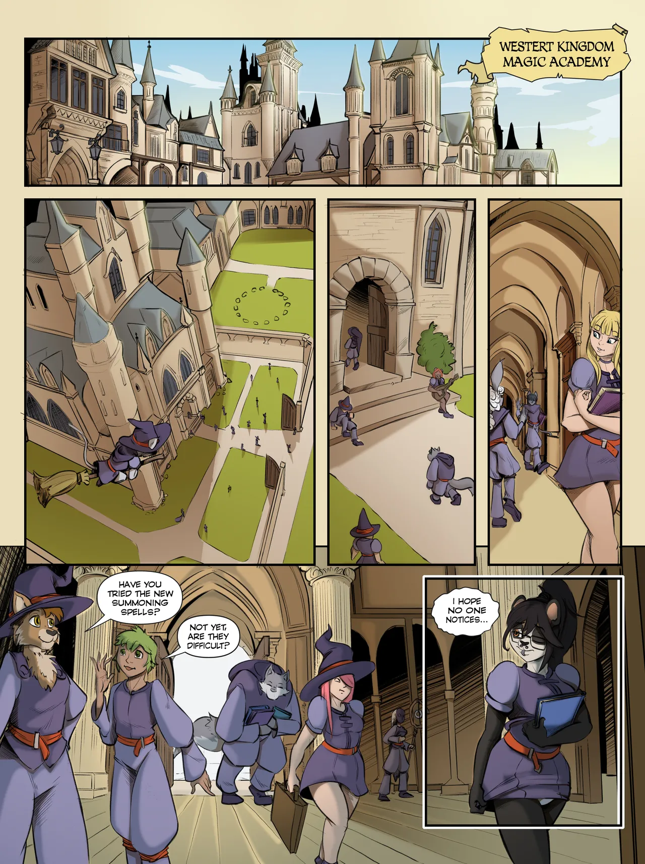 Rainbowless Adventures Chapter 2 page 1 full