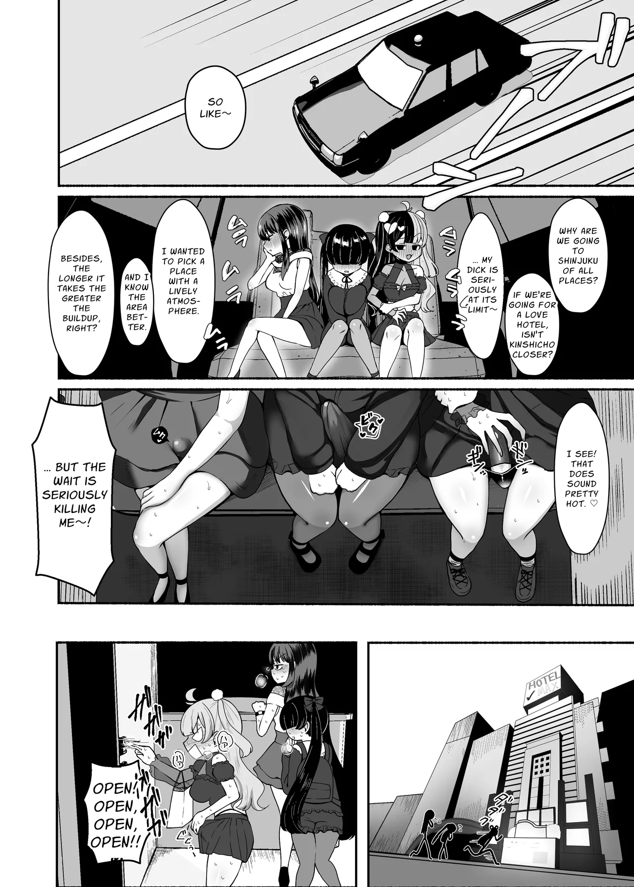 Ochinpo Joshi 3-nin, NatsuComi Senrihin Yominagara Nuite Hamete Mata Nuita. | Three Dick Girls Jerked Off To Their Summer Comiket Loot, Fucked, And Then Did It Again page 9 full