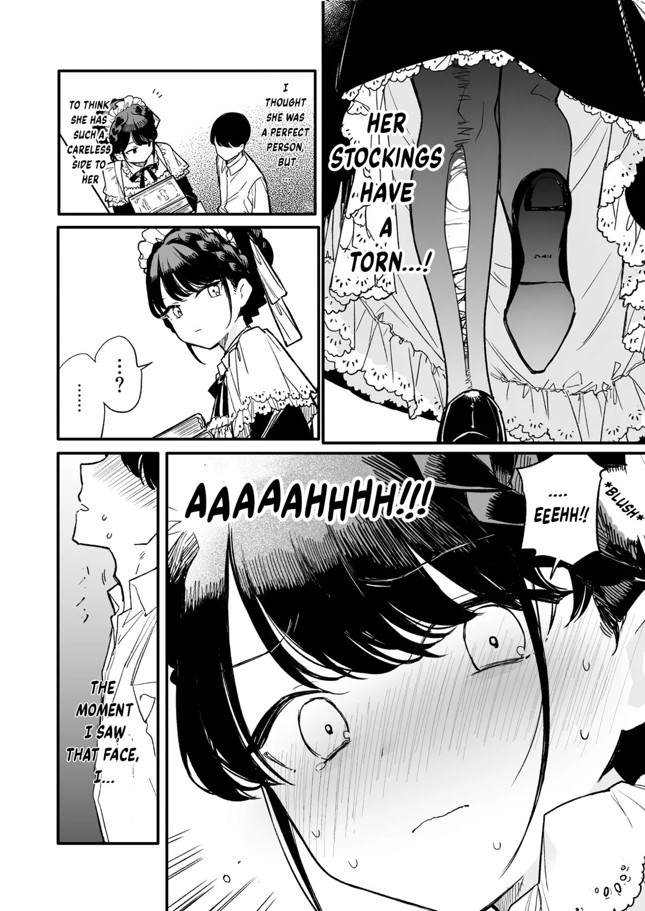 Tights Maid-san page 3 full