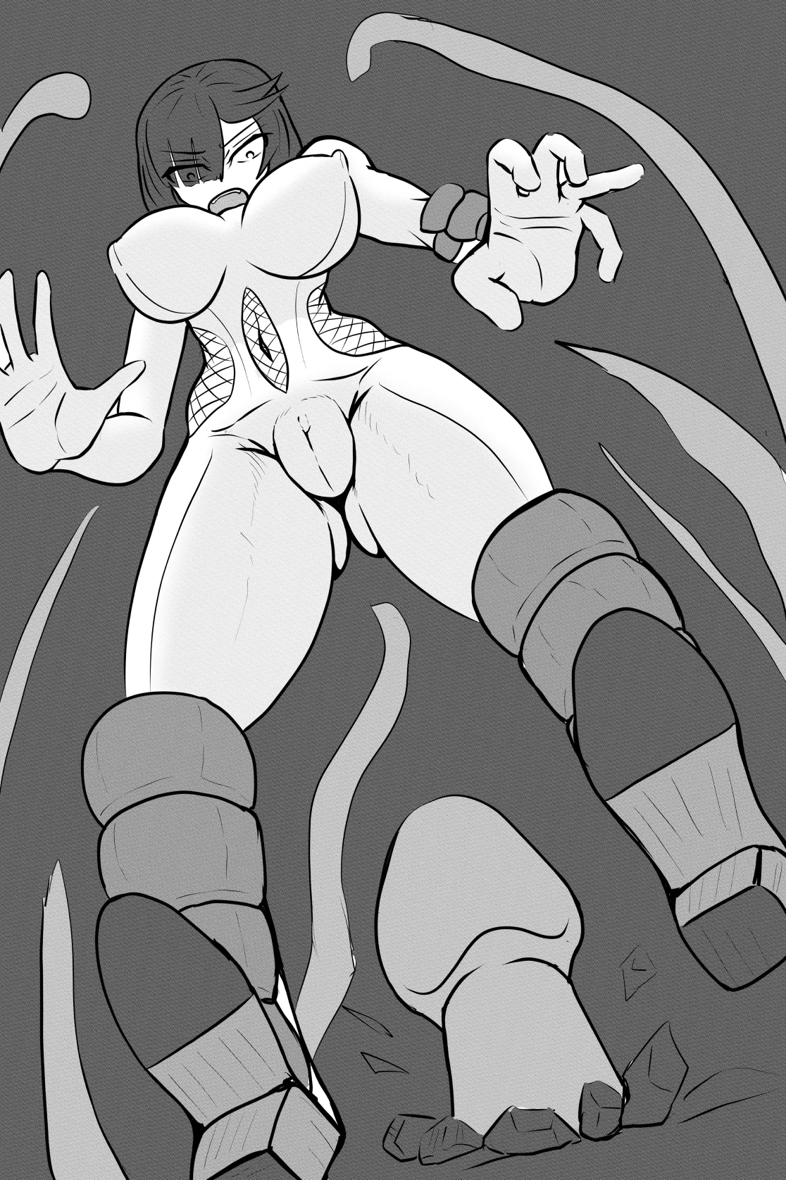 禍津姫の巫女・長女一葉対樹木子 page 5 full