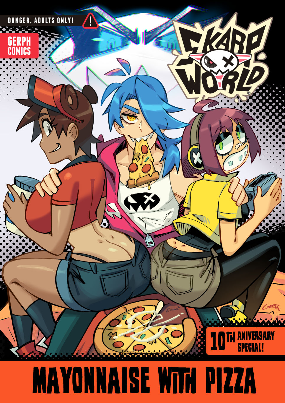Skarp World: Mayonnaise with Pizza page 1 full