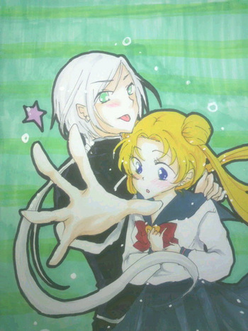 Sailor moon art compilation cover