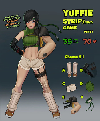 Yuffie Strip/Lewd Game cover