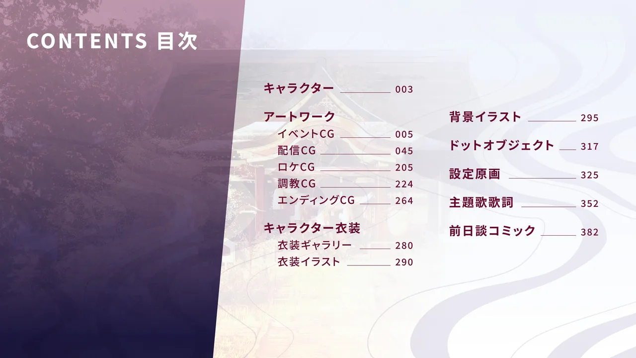 Mirai's Midnight Stream Artbook Japanese page 2 full