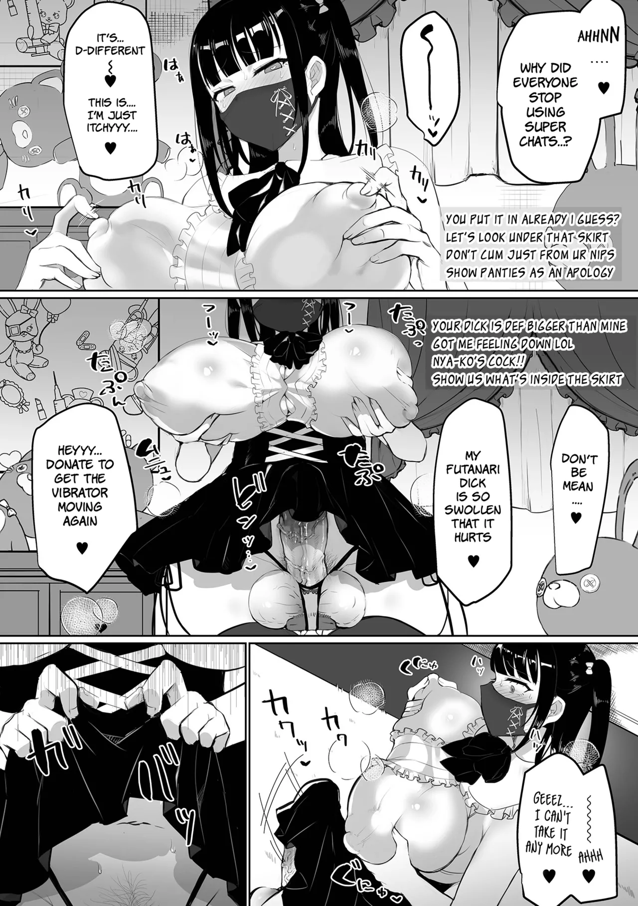 Futanari Streamer's Destructive, Perverted Masturbation Broadcast page 7 full