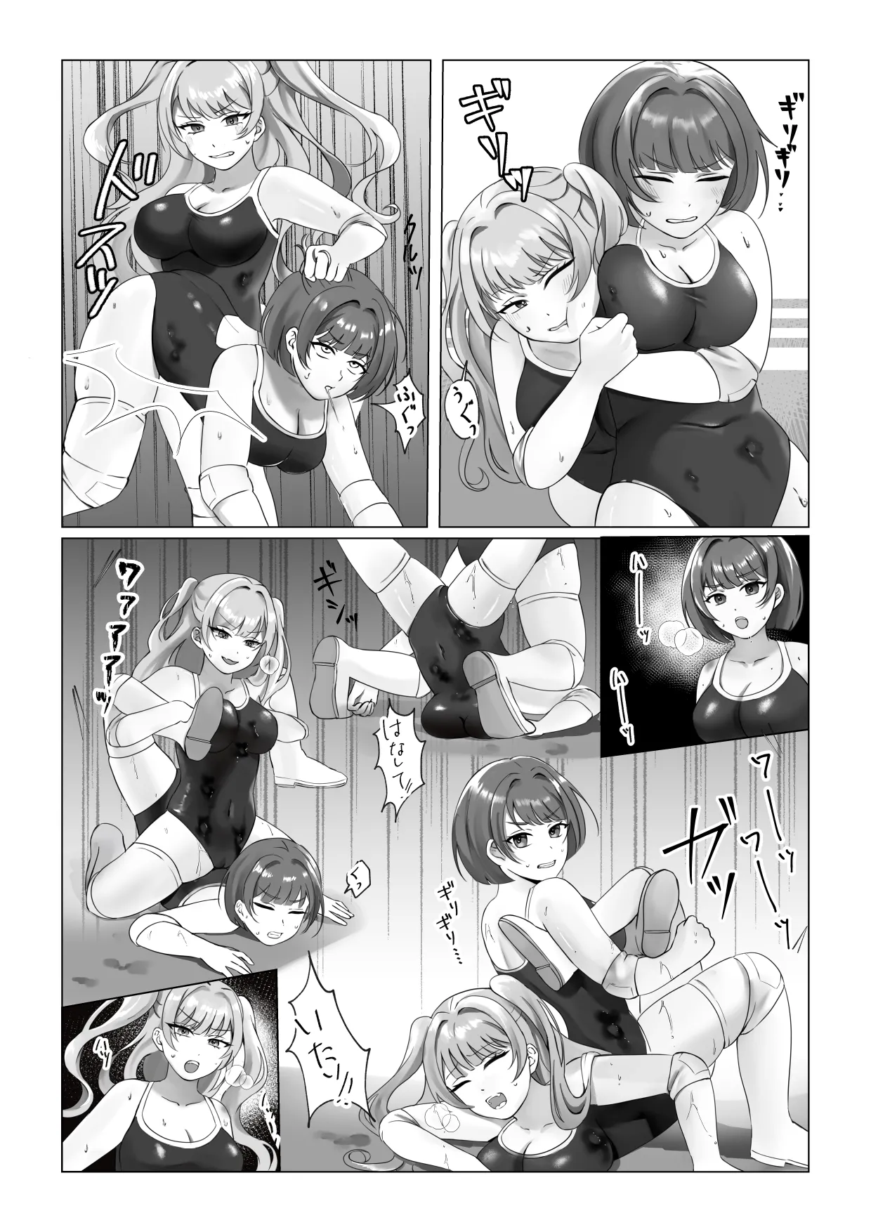 学校で女子プロレス! 全員失神失禁 むちむちJKマッチ編 page 6 full