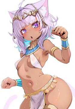 褐色エジプト猫耳◯リOKYN