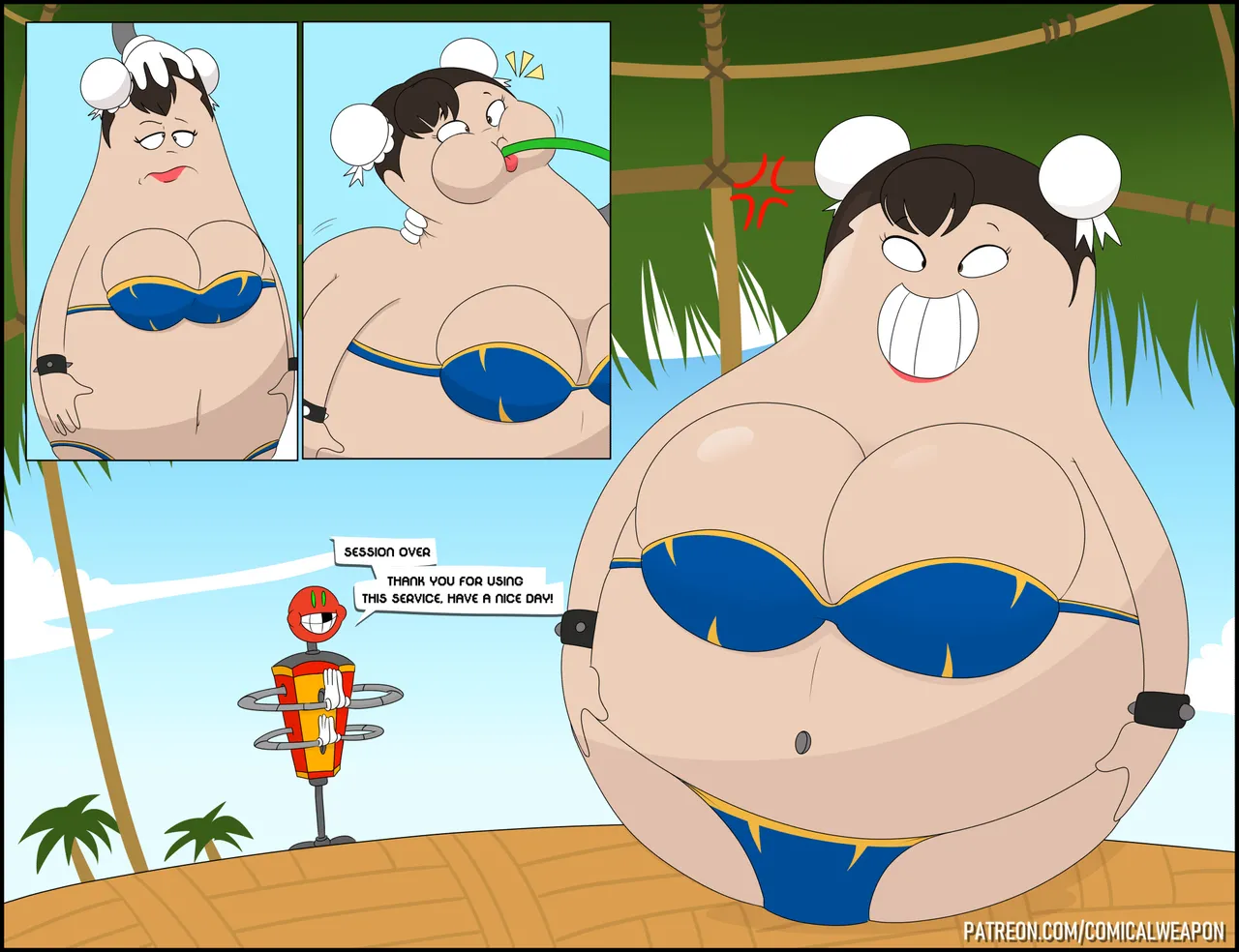 Sparring Session - Chun-Li page 4 full