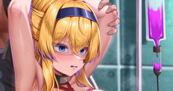 媚薬点滴 × 拘束凌辱尋問（差分15枚）