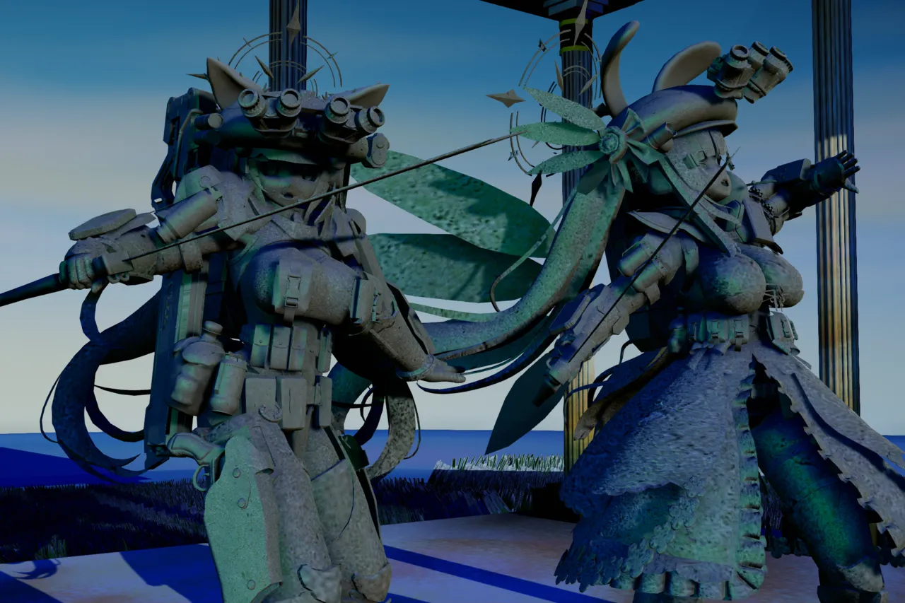 Temple Duo Statues page 3 full