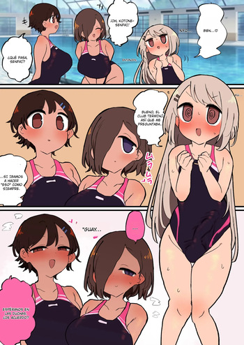 Futanari Suieibu-chan Wa Buchou Kengen de Mainichi Haremu Osettaishitemoraemasu｜Con la Autoridad de la Presidenta Futanari, Todas las Miembros del Club de Natación Entrenan a Diario su Harem Exclusivo cover