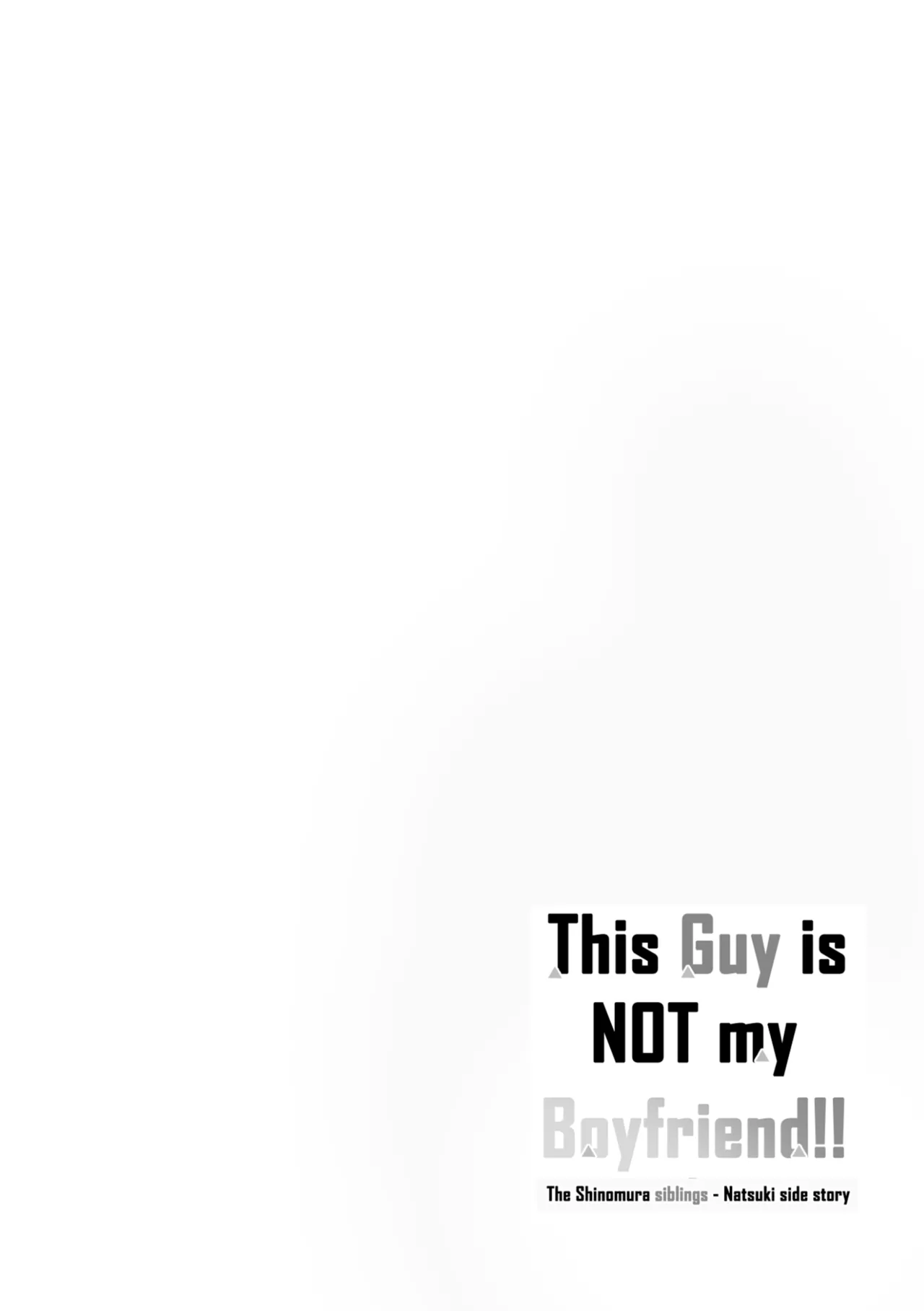 Kono Hito Kareshi ja Arimasen!!  ~Shinomura Kyoudai no Mukashibanashi~ | This Guy is NOT my Boyfriend!! ~The Shinomura siblings: Natsuki side story~ page 4 full