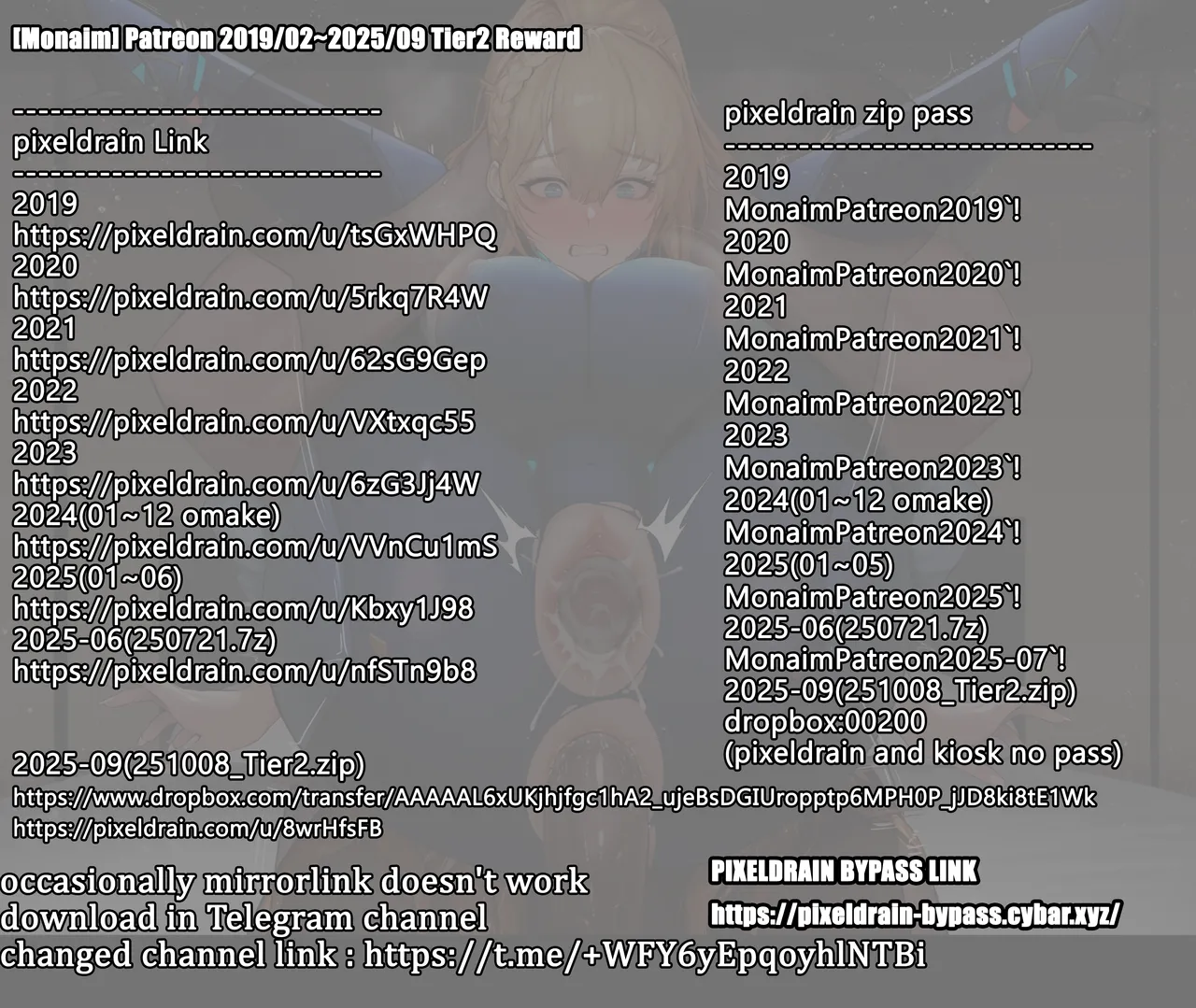 Patreon 2019/02~2025/09 Tier2 Reward page 1 full