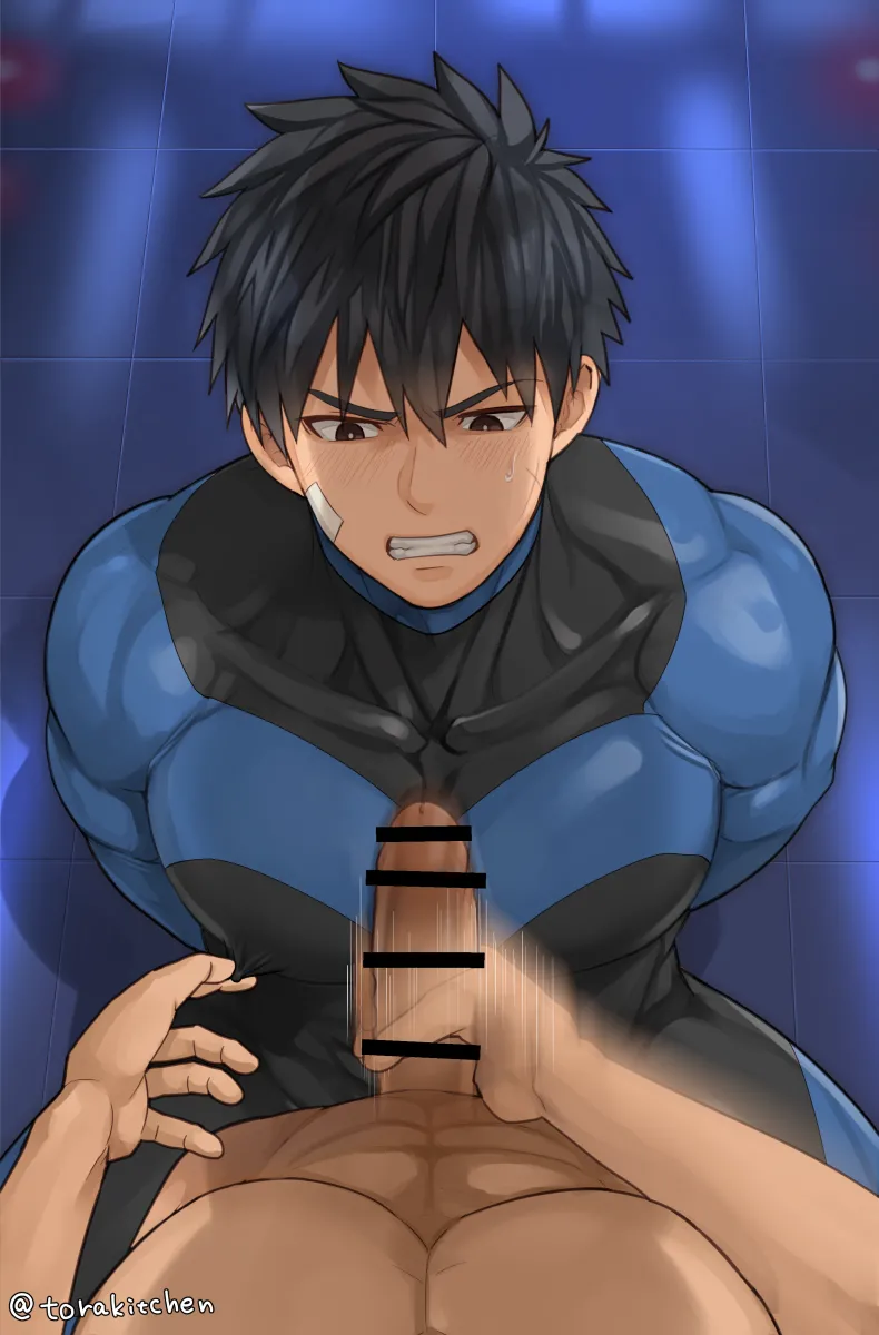 ヒーローで胸コキ page 8 full