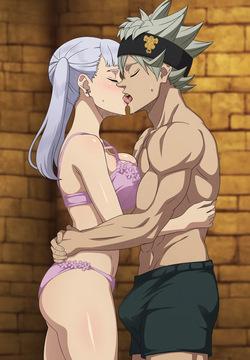 Black Clover girls x Asta