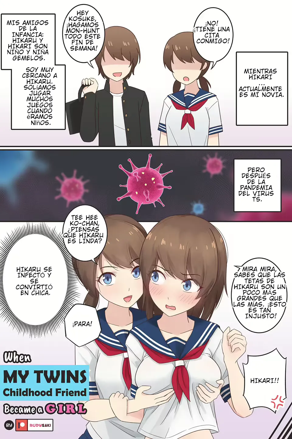When My Twins Childhood Friend Became a Girl page 1 full