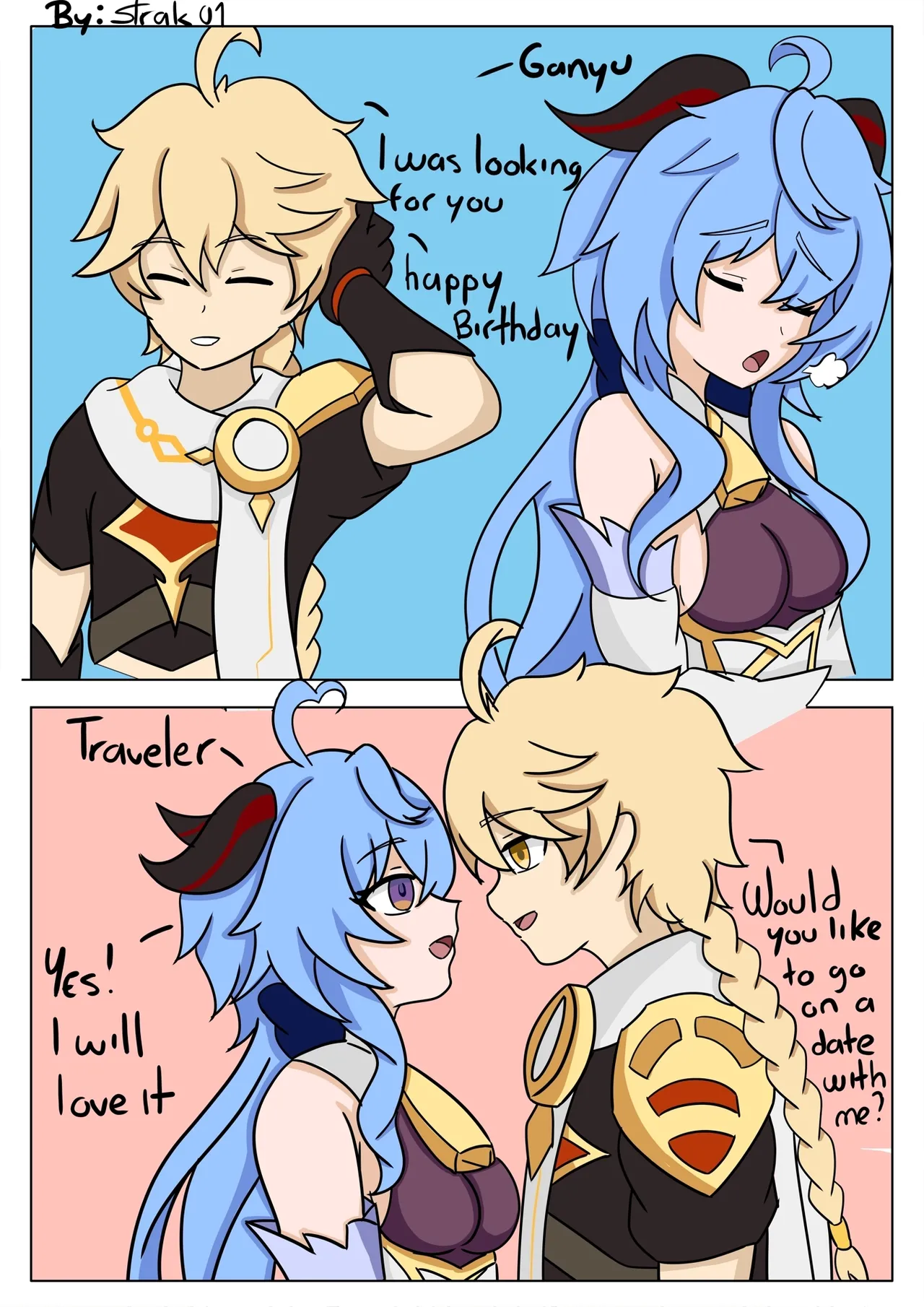 Ganyu's Birthday page 2 full