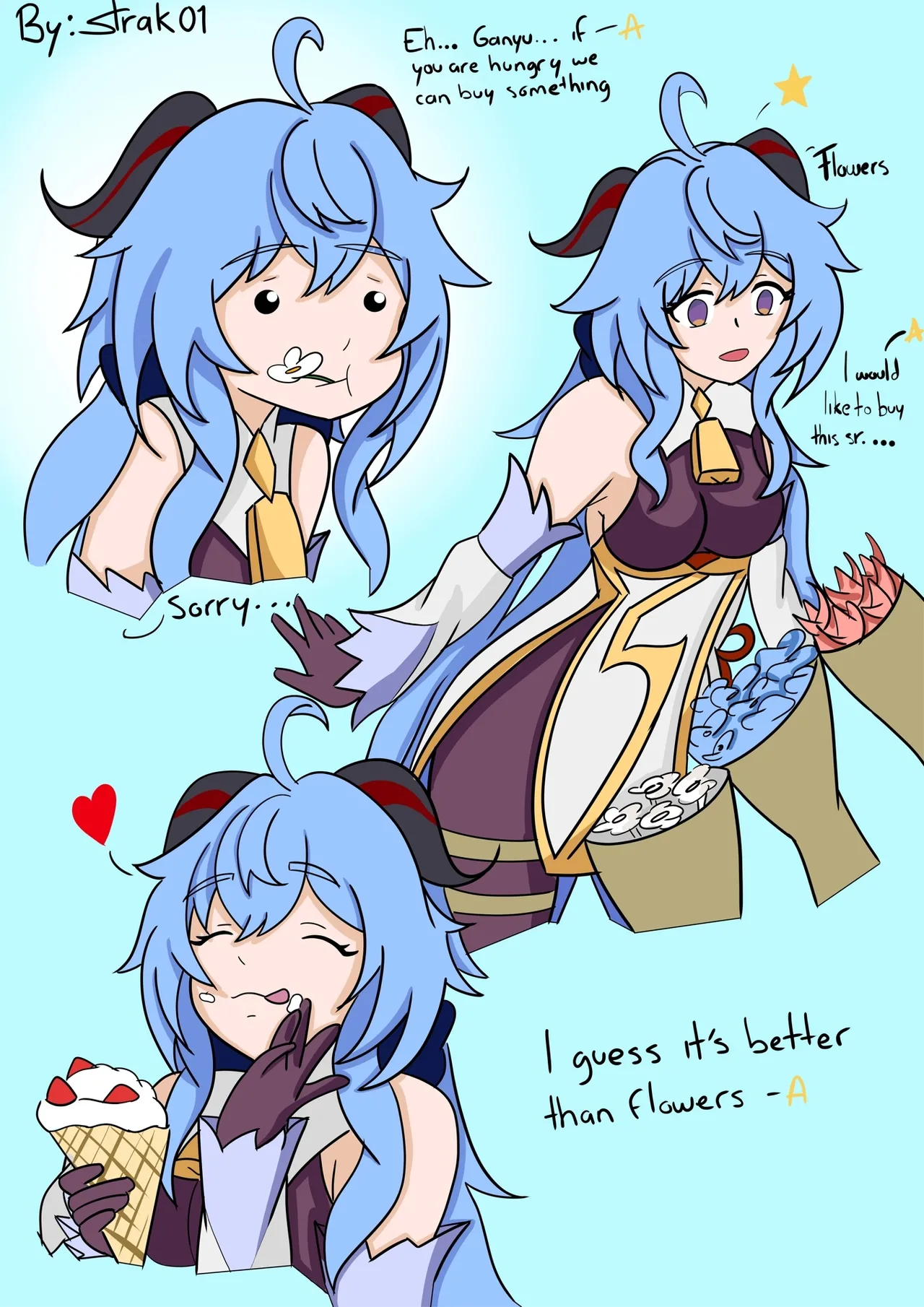 Ganyu's Birthday page 3 full