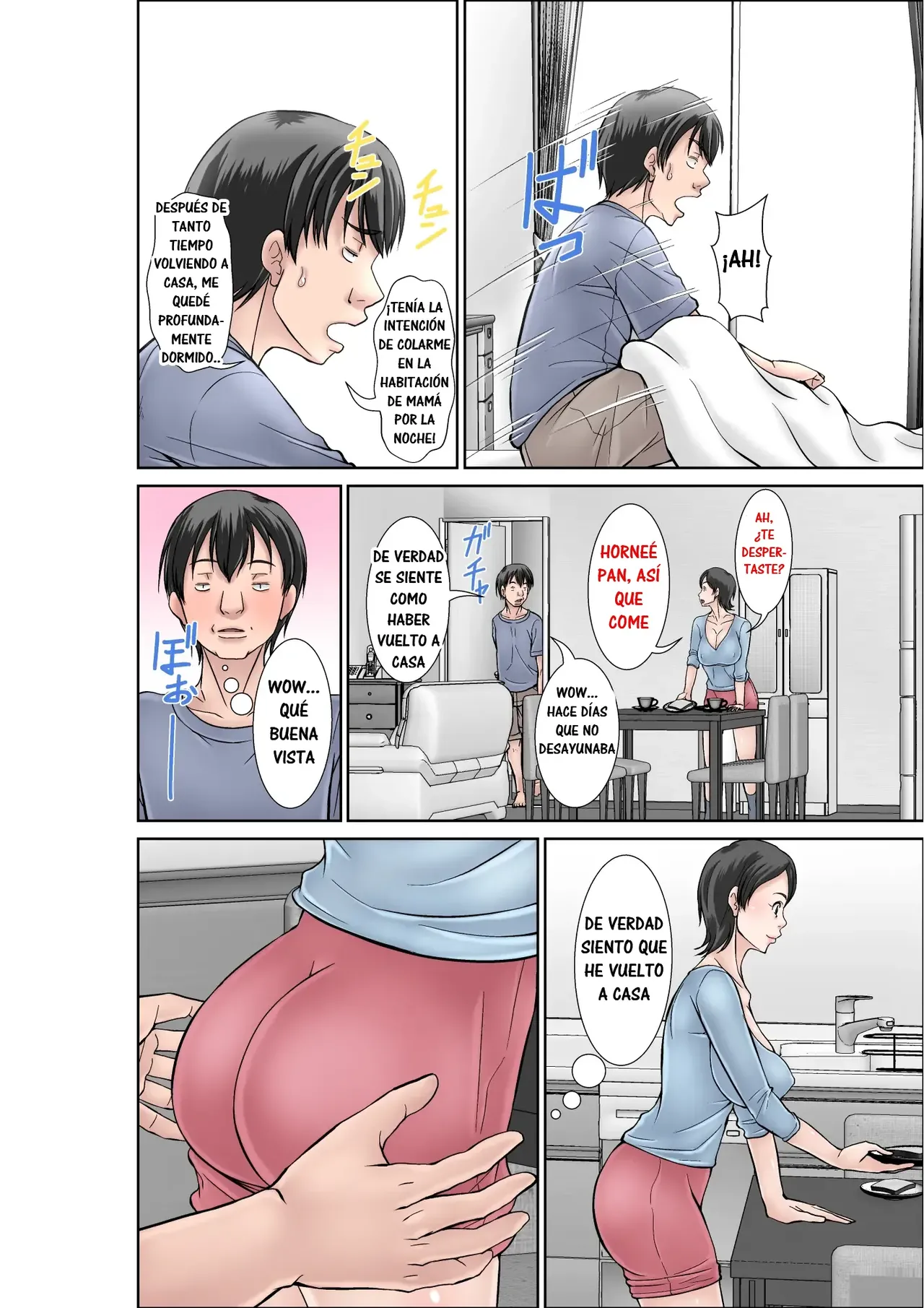 Kora! Anta Hahaoya o Kudoite Nani Shiyoutte Iu no! 〜Katsuo Hitorigurashi Hen〜 Sono 2｜¡Oye! ¿Qué Pretendes Seduciendo a Tu Madre？~La Vida en Solitario de Katsuo~ 2 page 10 full