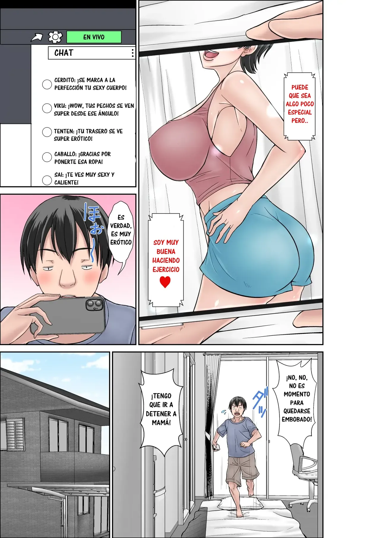 Kora! Anta Hahaoya o Kudoite Nani Shiyoutte Iu no! 〜Katsuo Hitorigurashi Hen〜 Sono 2｜¡Oye! ¿Qué Pretendes Seduciendo a Tu Madre？~La Vida en Solitario de Katsuo~ 2 page 3 full