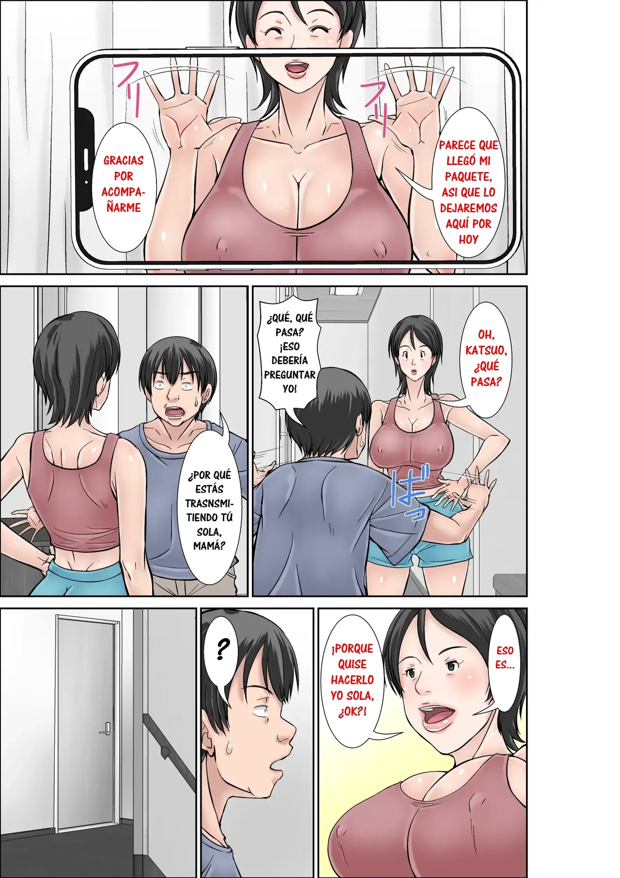 Kora! Anta Hahaoya o Kudoite Nani Shiyoutte Iu no! 〜Katsuo Hitorigurashi Hen〜 Sono 2｜¡Oye! ¿Qué Pretendes Seduciendo a Tu Madre？~La Vida en Solitario de Katsuo~ 2 page 5 full