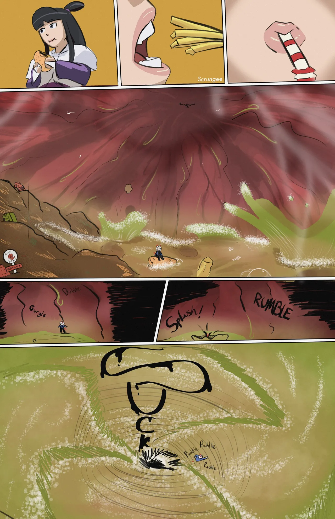 Maya Vore Comic page 3 full